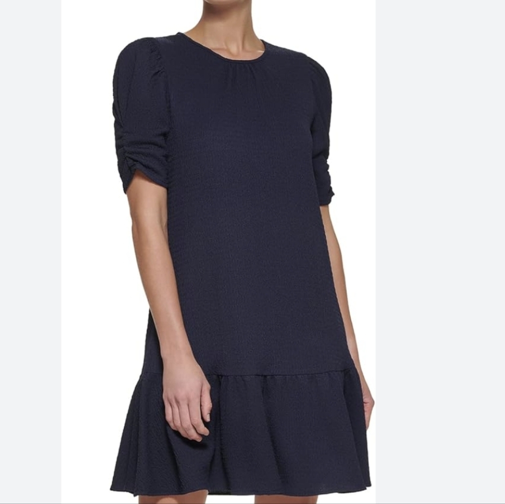 DKNY Flowy Navy Blue Women's Dress NWT Size 10